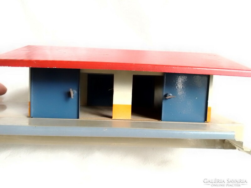 Antique old Kibri railway station warehouse annex building 0 train model us zone field table board game
