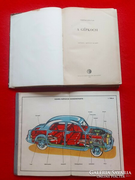 Zoltán Ternai, the car book with the appendix, 1960