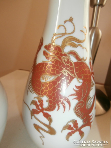 Wallendorf dragon vase collection 3 pcs