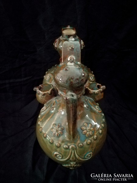 Zsolnay faience museum early ornamental jug