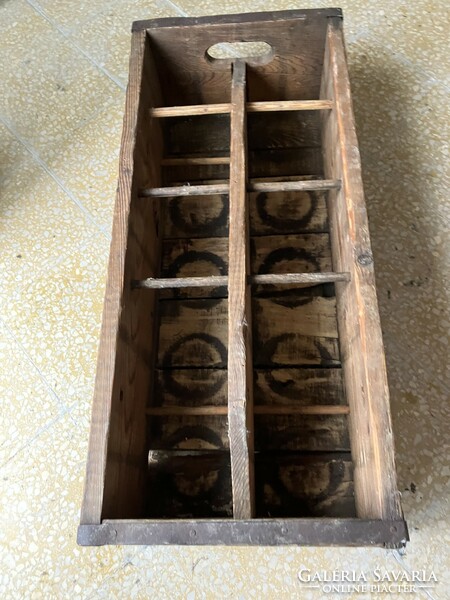 Wooden soda compartment