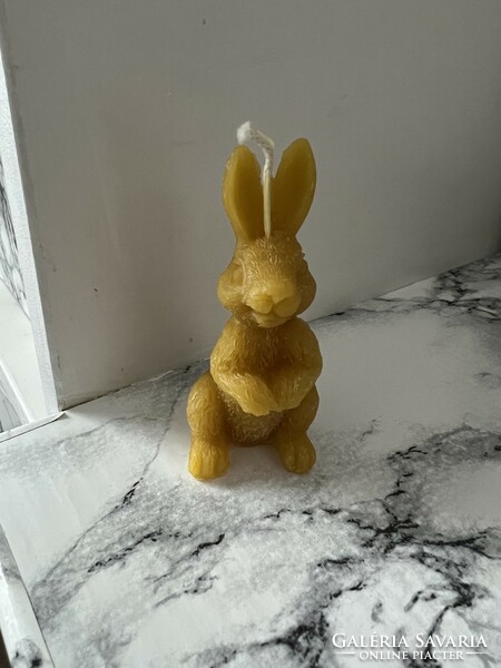 Wax bunny Easter candle