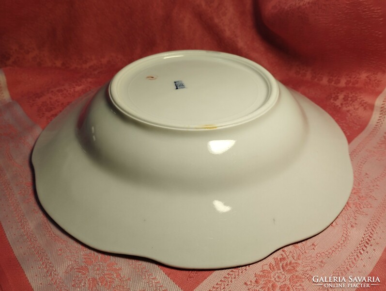 Zsolnay porcelain deep plate for replacement
