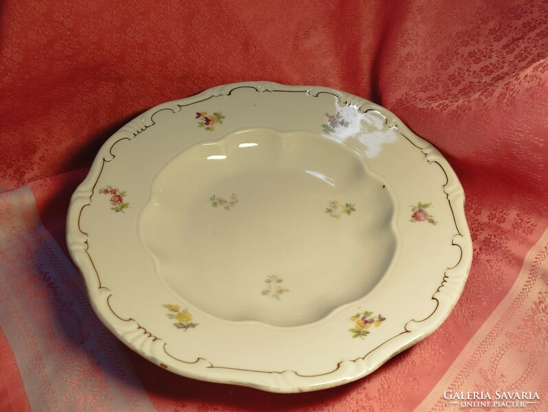 Zsolnay porcelain deep plate for replacement