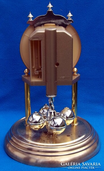 Hermle pendulum-glass table clock