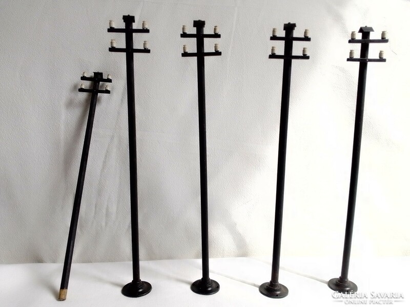 4+1 Antique old hornby? Telegraph telegraph pole column 0 train model railway field table accessory