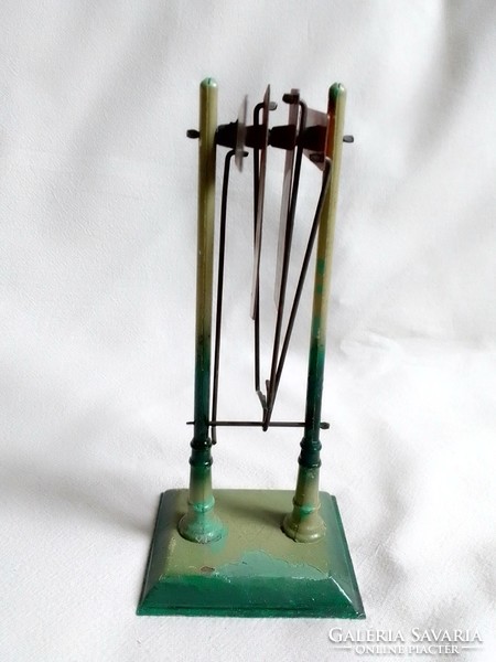 Antique old railway station direction indicator stand board No. 0 railway train model field table fandor jkco