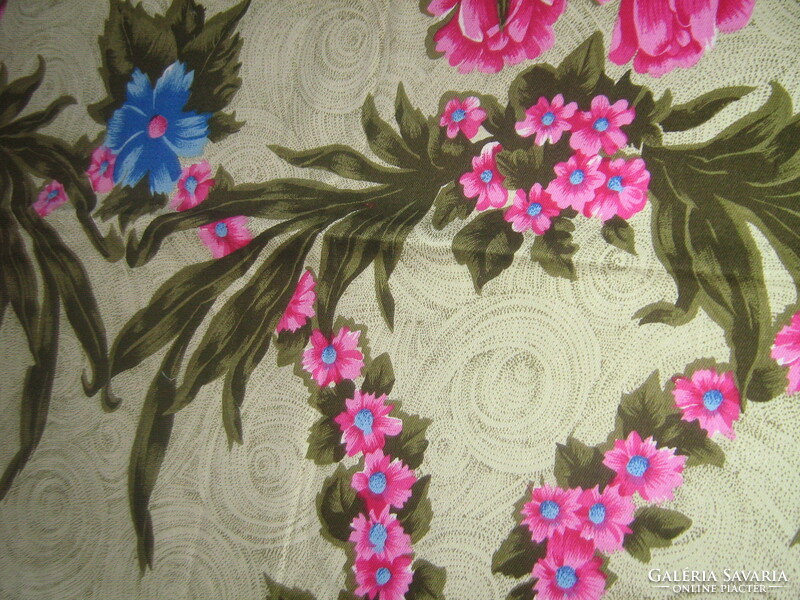 Beautiful vintage dark blue rose tablecloth