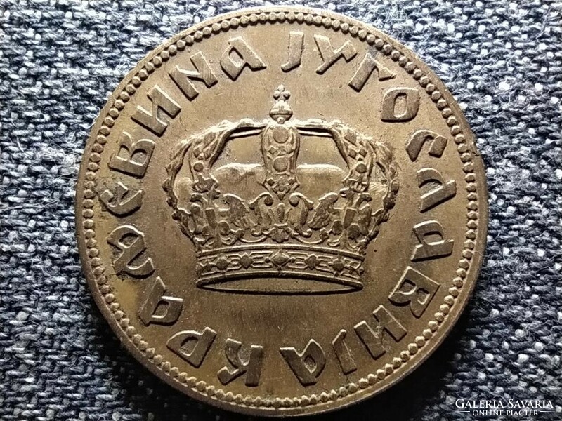 Yugoslavia II. Péter (1934-1945) 2 dinar large crown 1938 (id42726)