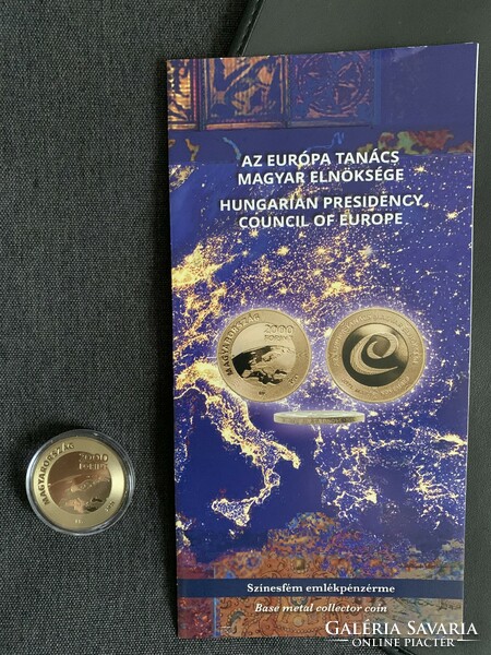 Hungarian Presidency of the Council of Europe 2000 HUF- 2021, with brochure