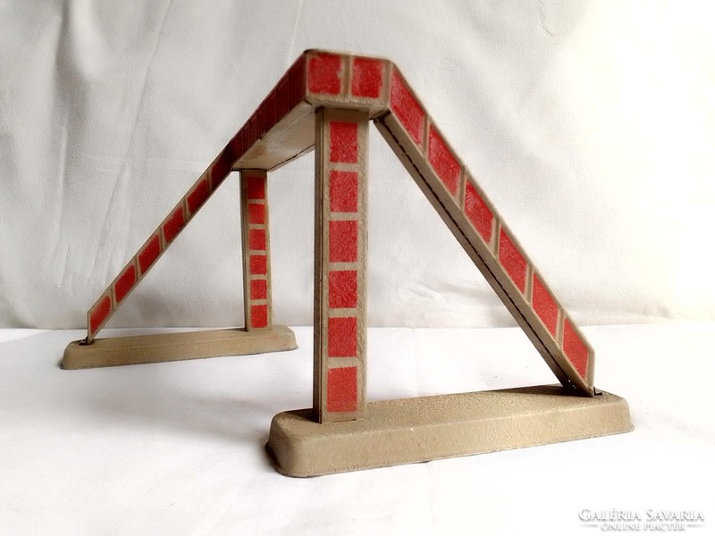 Antique old Kibri pedestrian overpass train model railway field table additional board game