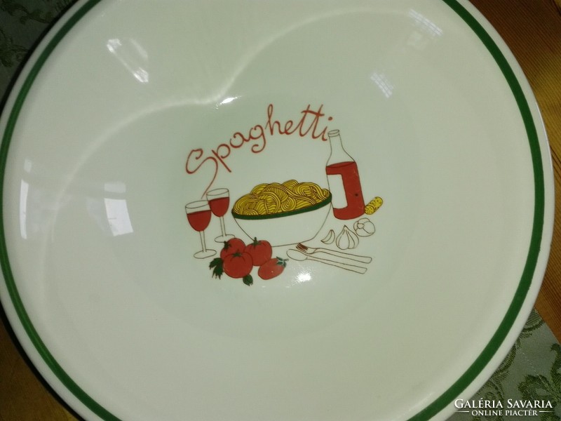 Spaghetti porcelain plate...New.