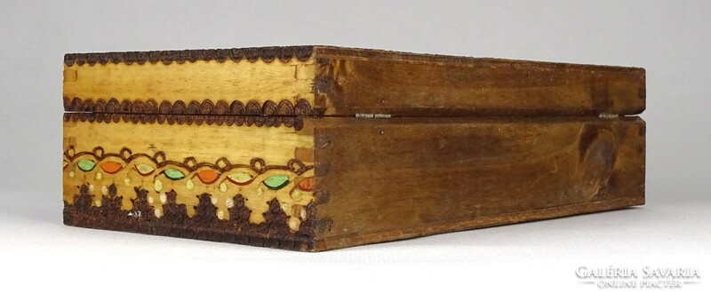 1M733 old Bulgarian offering cigar or card wooden box 1978