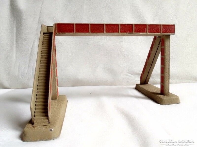 Antique old Kibri pedestrian overpass train model railway field table additional board game