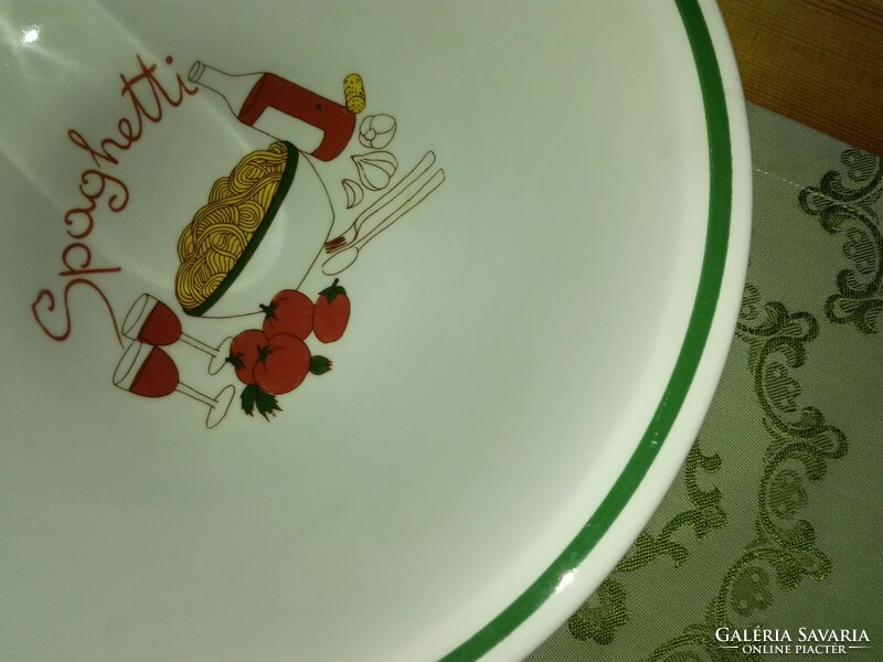 Spaghetti porcelain plate...New.