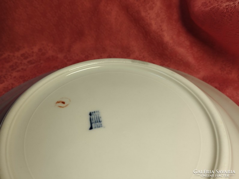 Zsolnay porcelain deep plate for replacement