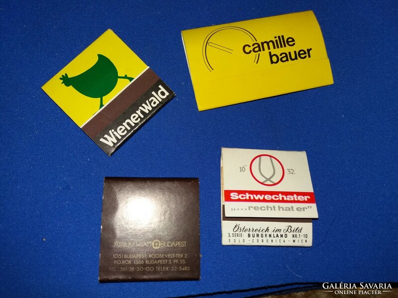Régi AUSZTRIA osztrák téphető szálas gyufa címke gyűjtőknek EGYBEN a képek szerint