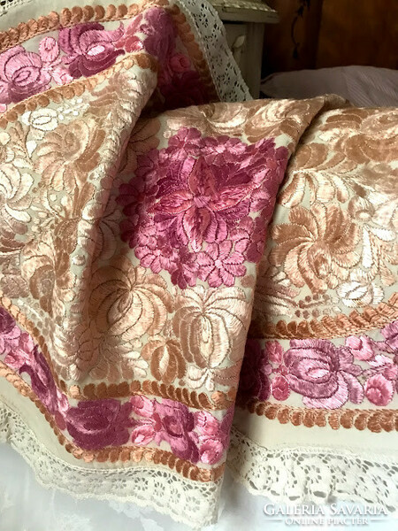 Antique matyo tablecloth