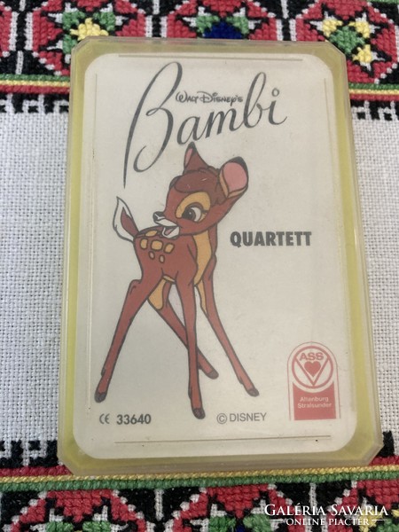 Bambi ritka német gyerek kártya