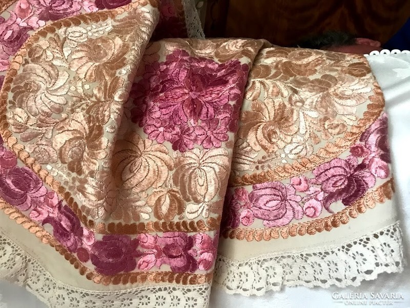 Antique matyo tablecloth