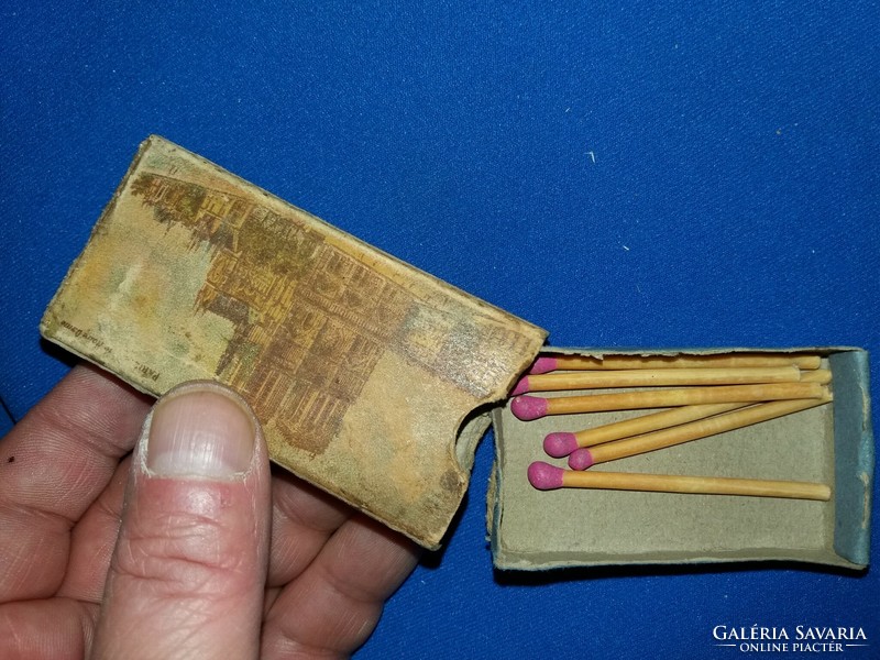 Antuik 19. század PÁRIZS papír gyufás doboz  VILÁGSZINTEN RITKA gyűjtőknek képek szerint