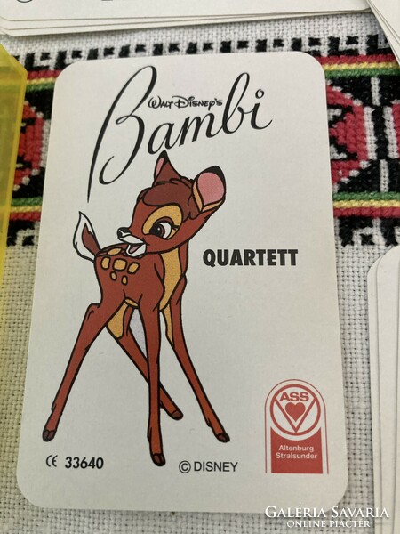 Bambi ritka német gyerek kártya