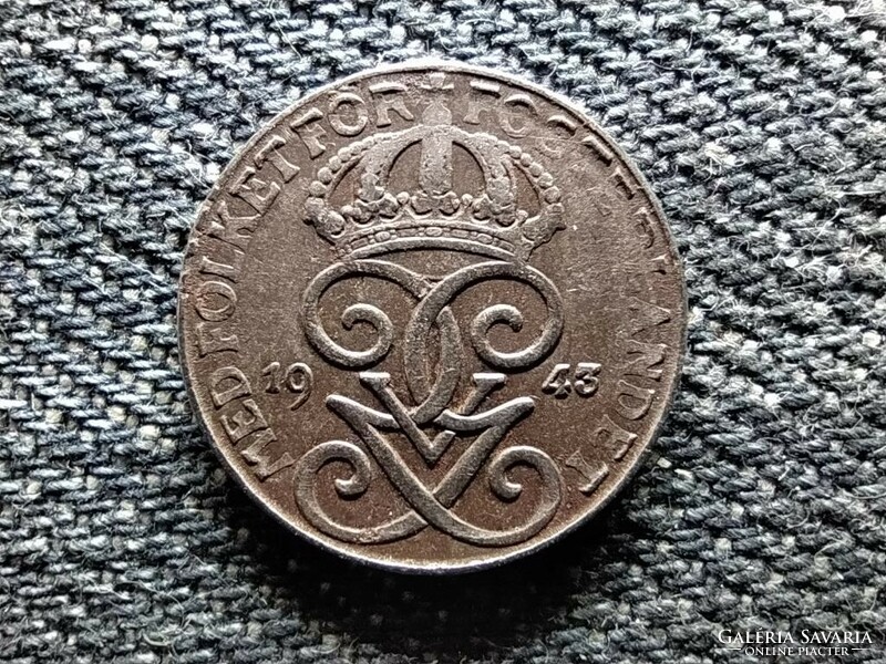 Sweden v. Gusztáv (1907-1950) 1 cent 1943 (id49113)