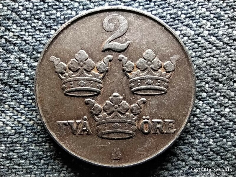 Sweden v. Gusztáv (1907-1950) 2 coins 1944 (id49099)