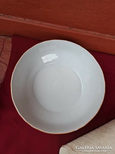 Zsolnay nefelejcses porcelán pogácsás tál pörköltes leveses nagymama tálja Gyűjtői