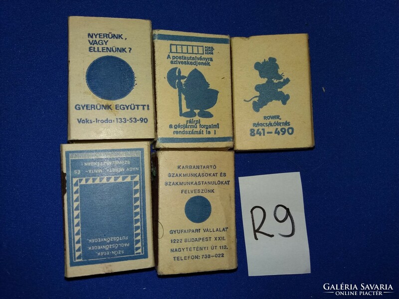 Retro household paper boxed matches label for collectors together according to the pictures r 9