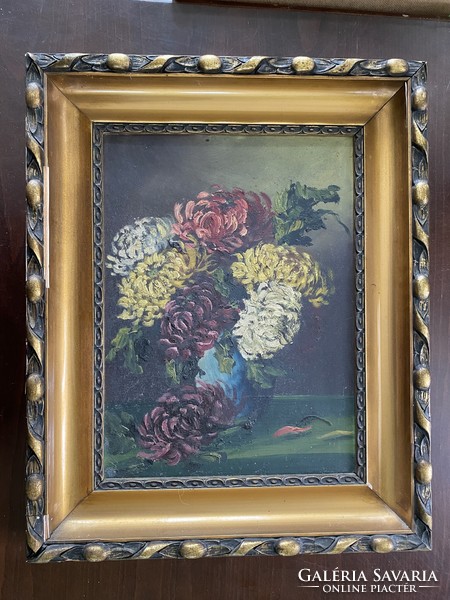 Unknown painter: bouquet of flowers in a vase