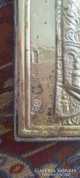 Silver religious icon