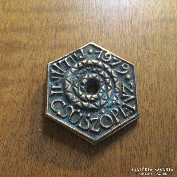 State change money Szentendre 1979 commemorative medal