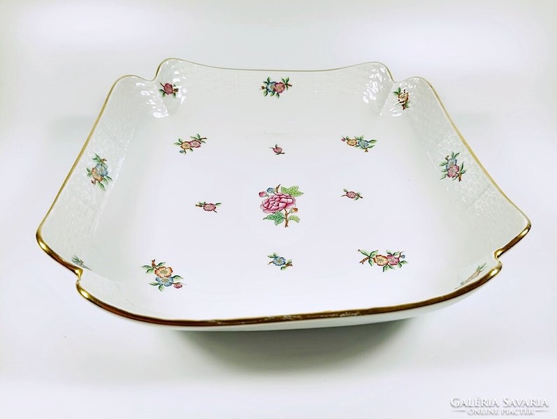 Herend, side dish with Eton pattern (181), hand-painted porcelain, flawless! (J361)