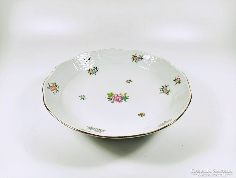 Herend, side dish with Eton pattern (82), hand-painted porcelain, flawless! (J358)