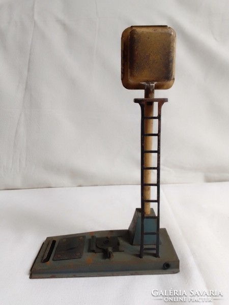 Antique old railway semaphore ladder light signal jep france model 0 1920-30 field table accessory