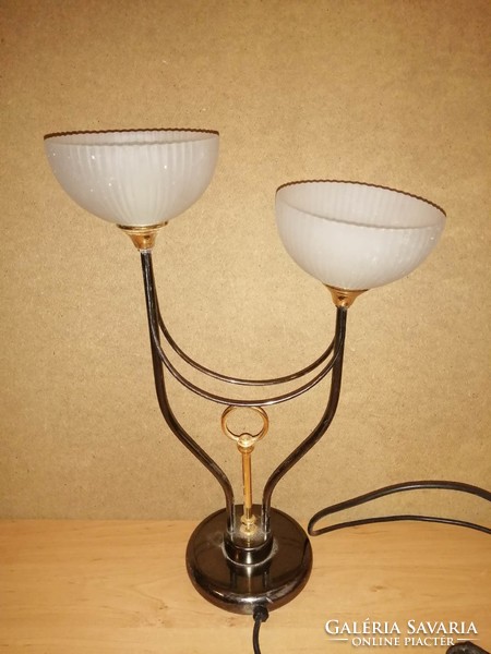 Two-branch bedside lamp 48.5 cm high