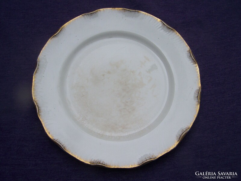 Antique French ﻿sarreguemines﻿ porcelain dessert plate