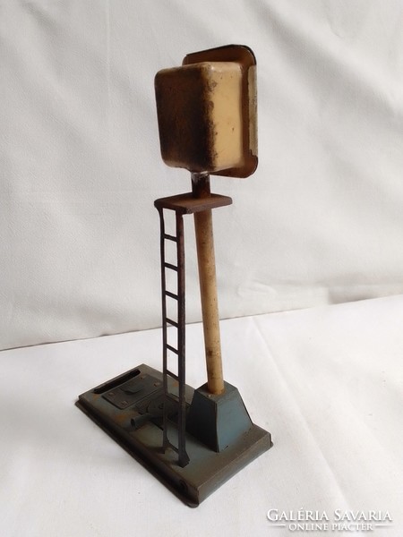 Antique old railway semaphore ladder light signal jep france model 0 1920-30 field table accessory