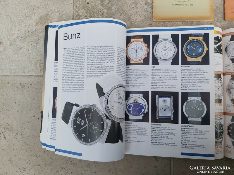 2 watch catalogs with many hundreds of pages, watches uhren exclusiv in one