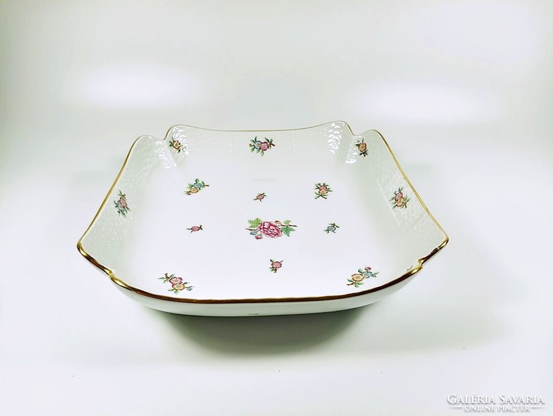 Herend, side dish with Eton pattern (181), hand-painted porcelain, flawless! (J361)