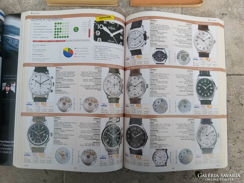 2 watch catalogs with many hundreds of pages, watches uhren exclusiv in one