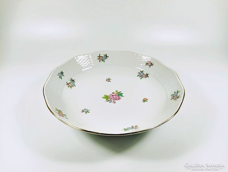 Herend, side dish with Eton pattern (82), hand-painted porcelain, flawless! (J358)