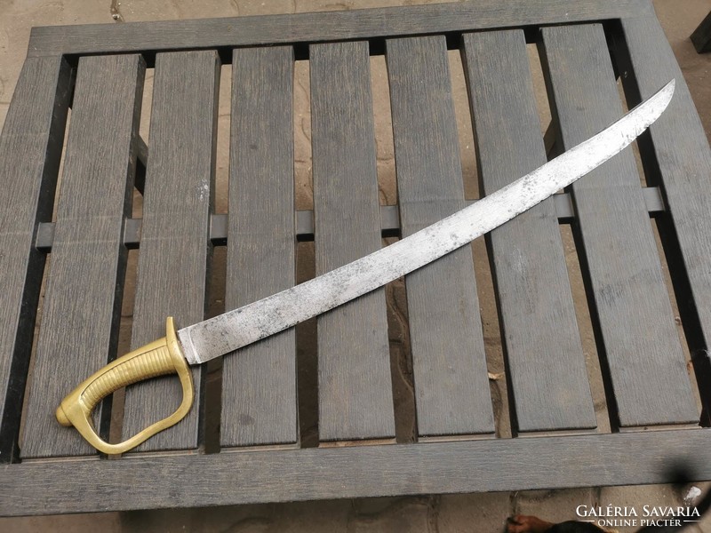 Old gendarme or artillery sword