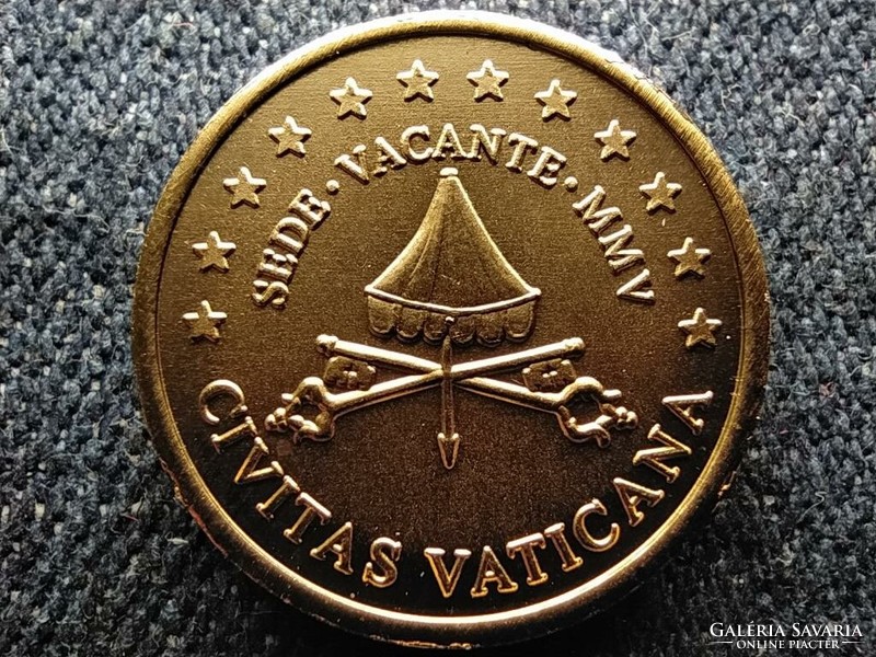 Vatikán Fantázia veretek Sede vacante 10 euro cent 2005 (id59840)