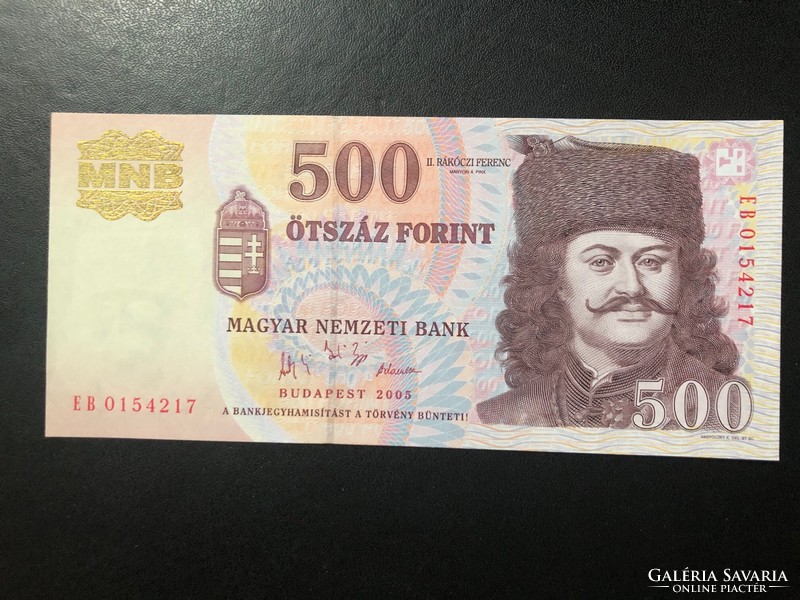 500 forint 2003. "EB"!!  UNC!!  RITKA!!