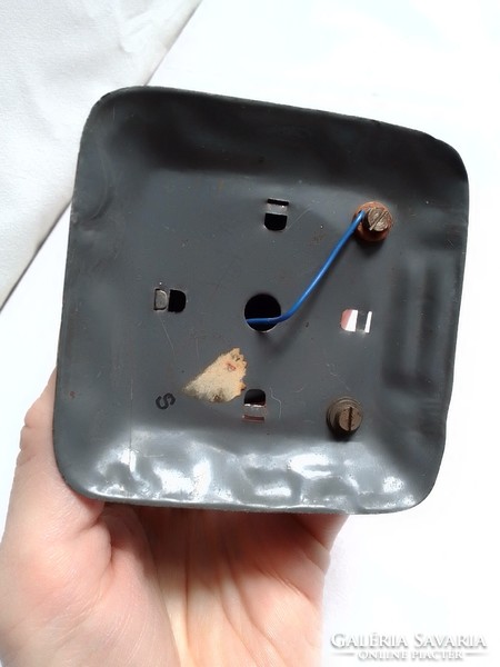Antik régi kék Bing vasúti jelző csengő 0-ás vonat modellhez terepasztal kiegészítő lemezjáték