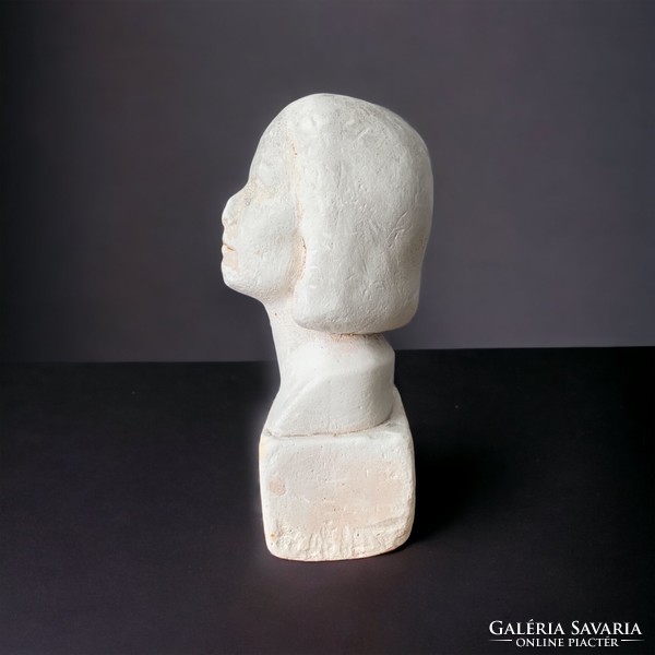 Greta garbo antique plaster bust indicated, bust