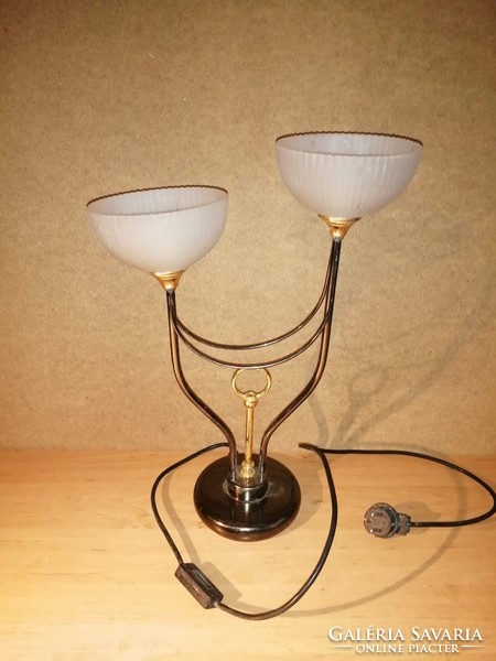 Two-branch bedside lamp 48.5 cm high