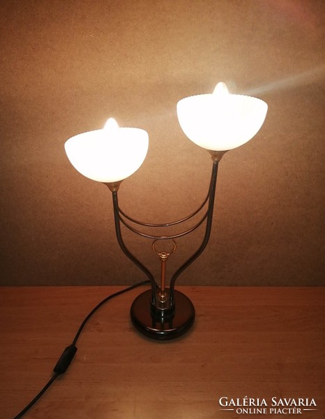 Two-branch bedside lamp 48.5 cm high